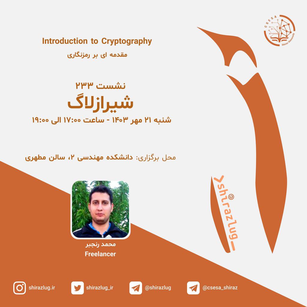 Introduction to Cryptography